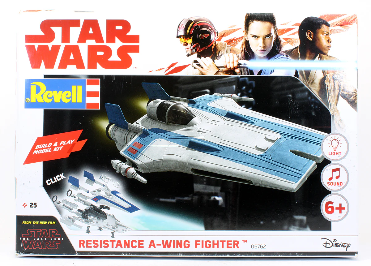 06762 Pre-Owned Star wars Resistance A-Wing Fighter (1:44 Scale) Model Kit
