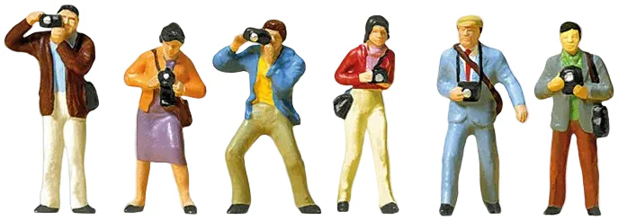 PR10089 Photographers (6) Exclusive Figure Set