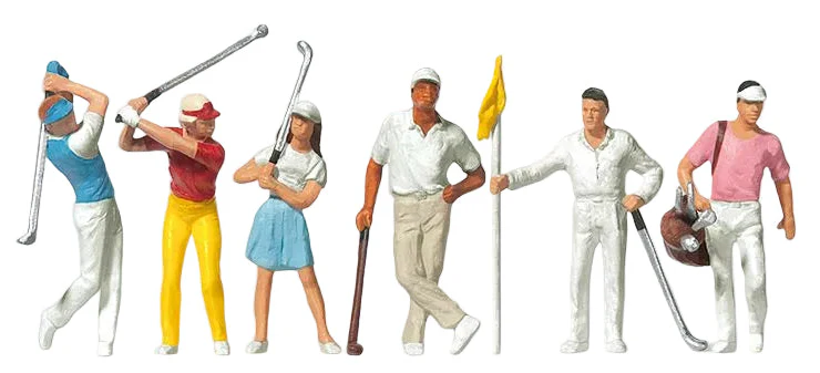 PR10231 Golfers (6) Exclusive Figure Set