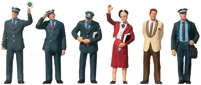 PR10237 DB Train Personnel (6) Exclusive Figure Set
