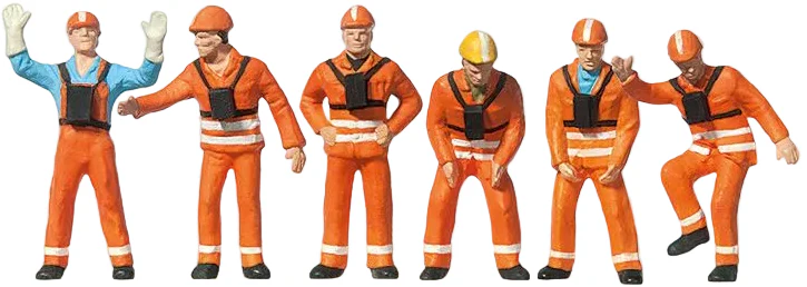 PR10245 DB Railway Shunters (6) Exclusive Figure Set