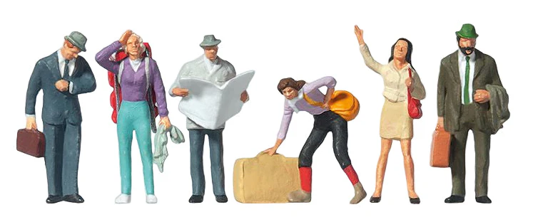 PR10379 Passengers on the Platform (6) Exclusive Figure Set