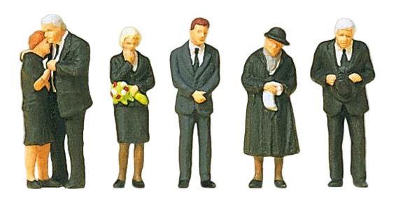PR10521 Funeral Mourners (6) Exclusive Figure Set