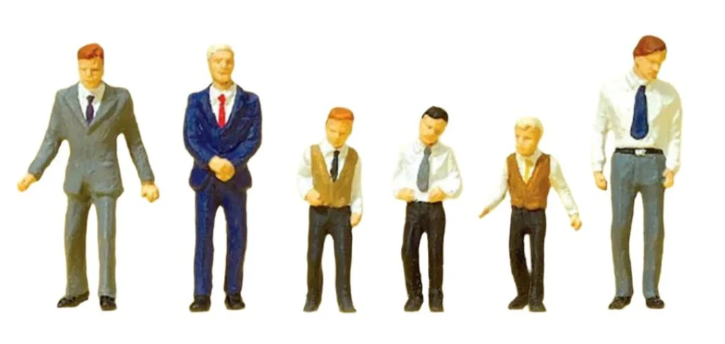 PR10560 Male Churchgoers (6) Exclusive Figure Set