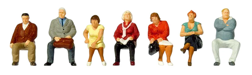 PR10723 Seated Passengers (7) Exclusive Figure Set