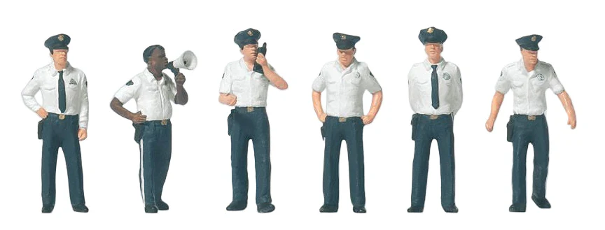 PR10797 US City Police (6) Exclusive Figure Set