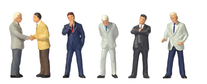 PR73006 Businessmen (6) British OO Scale Figure Set