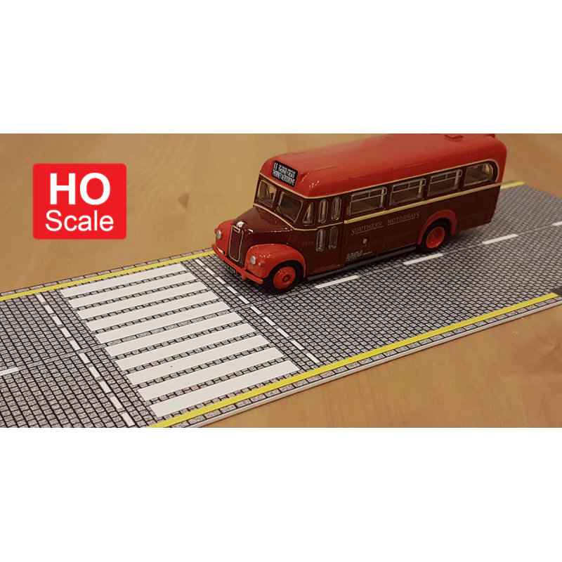 P3D-UV-01 HO Scale UV Printed 3D PVC Road Set (Cobblestone) - Image 2