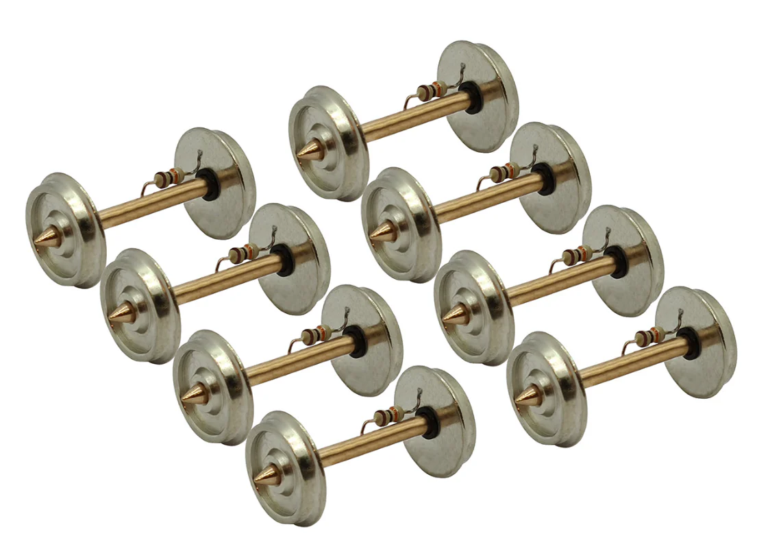 DCW-W12R-OO Quality Resistive Wheelsets OO/16.5mm Track 8x 12mm (3’0″)