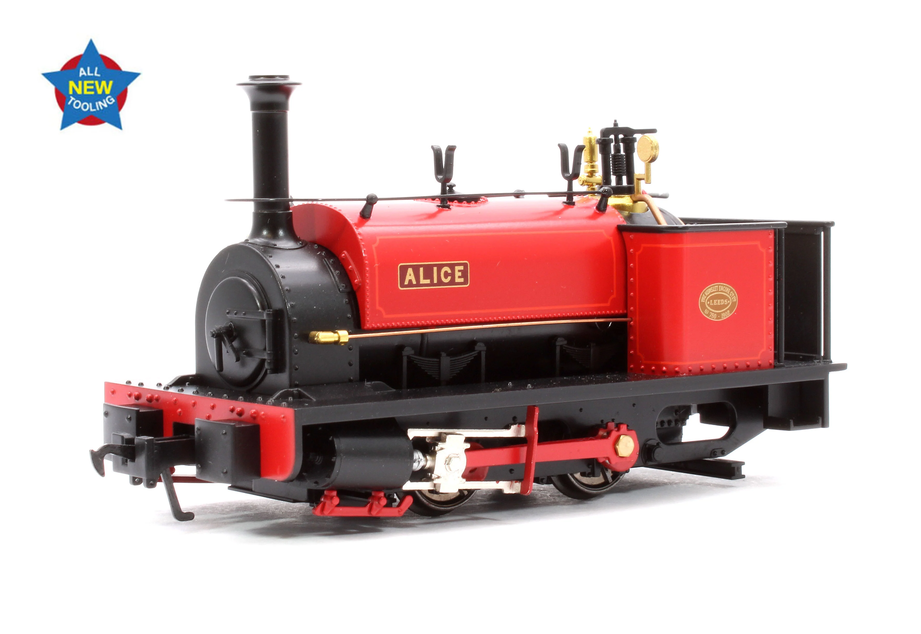 71-025 Quarry Hunslet 0-4-0ST 'Alice' Dinorwic Quarry Red Steam Locomotive