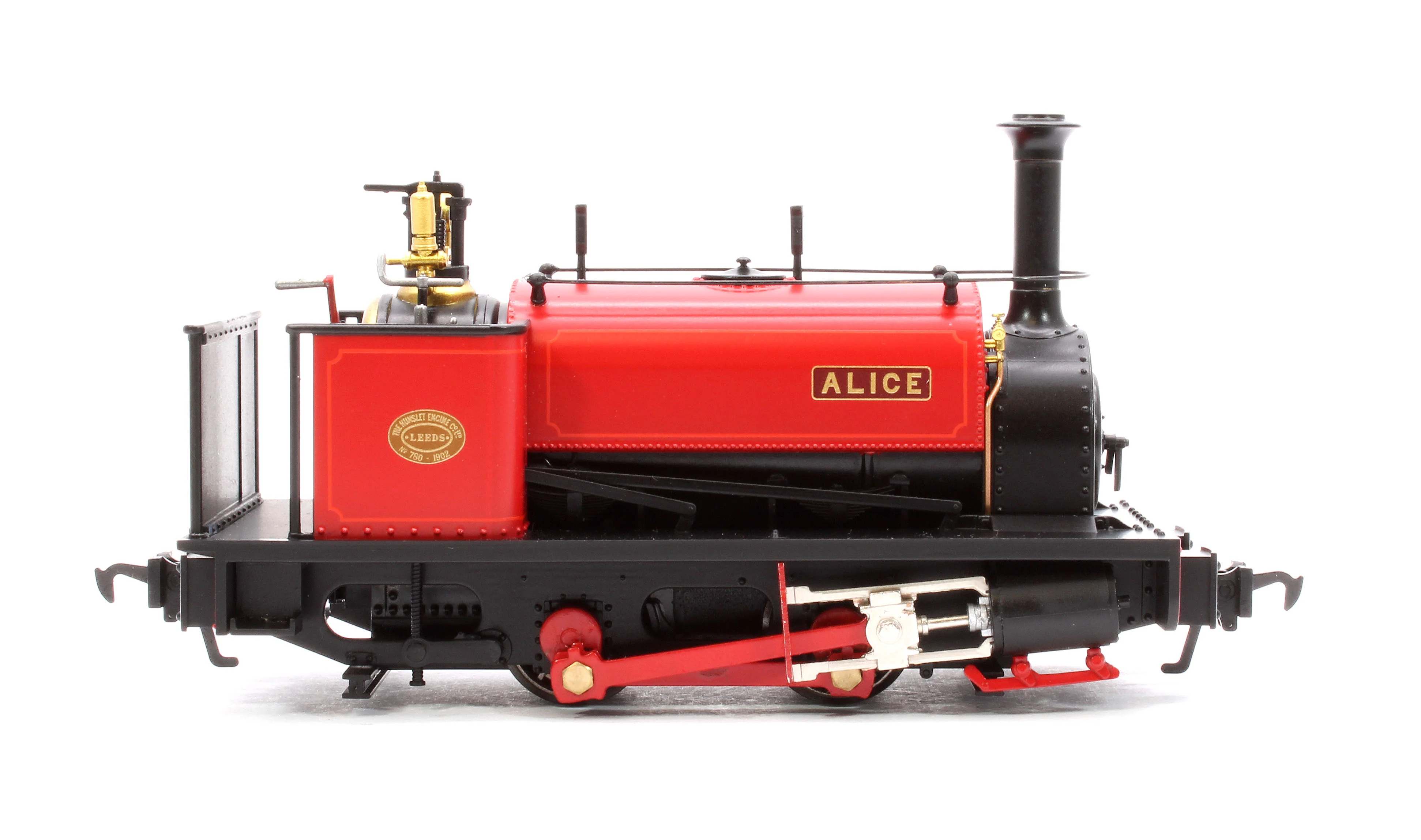 71-025 Quarry Hunslet 0-4-0ST 'Alice' Dinorwic Quarry Red Steam Locomotive - Image 6