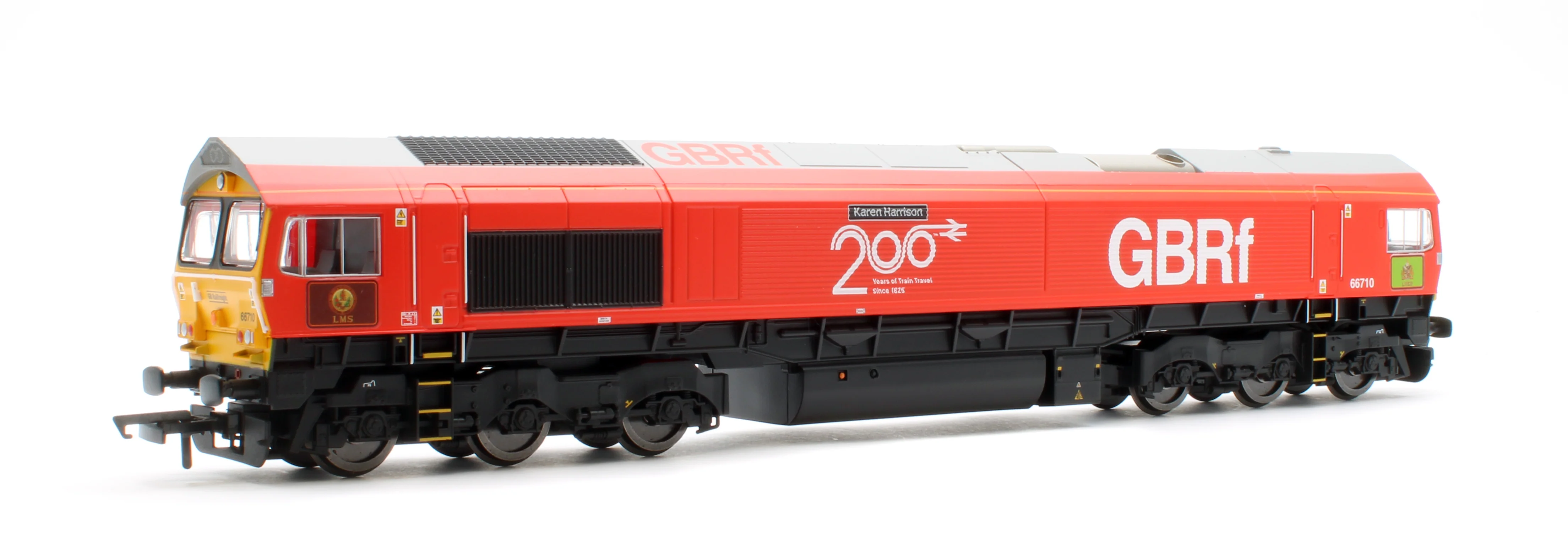 R30549TXS RailRoad Plus GBRf Class 66 Railway 200 'Karen Harrison' 66710 Diesel Locomotive - DCC Sound - Image 4