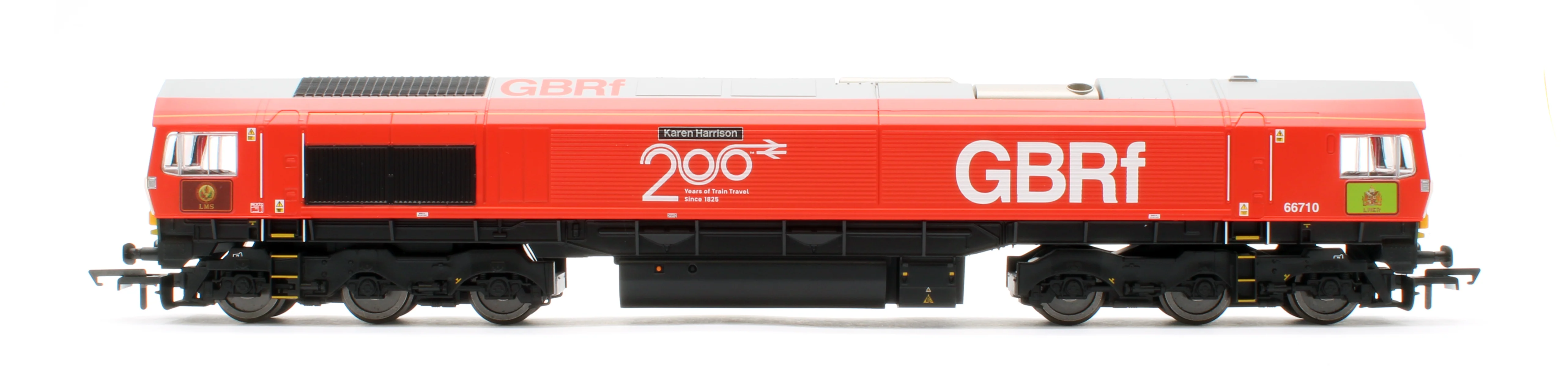 R30549TXS RailRoad Plus GBRf Class 66 Railway 200 'Karen Harrison' 66710 Diesel Locomotive - DCC Sound - Image 7