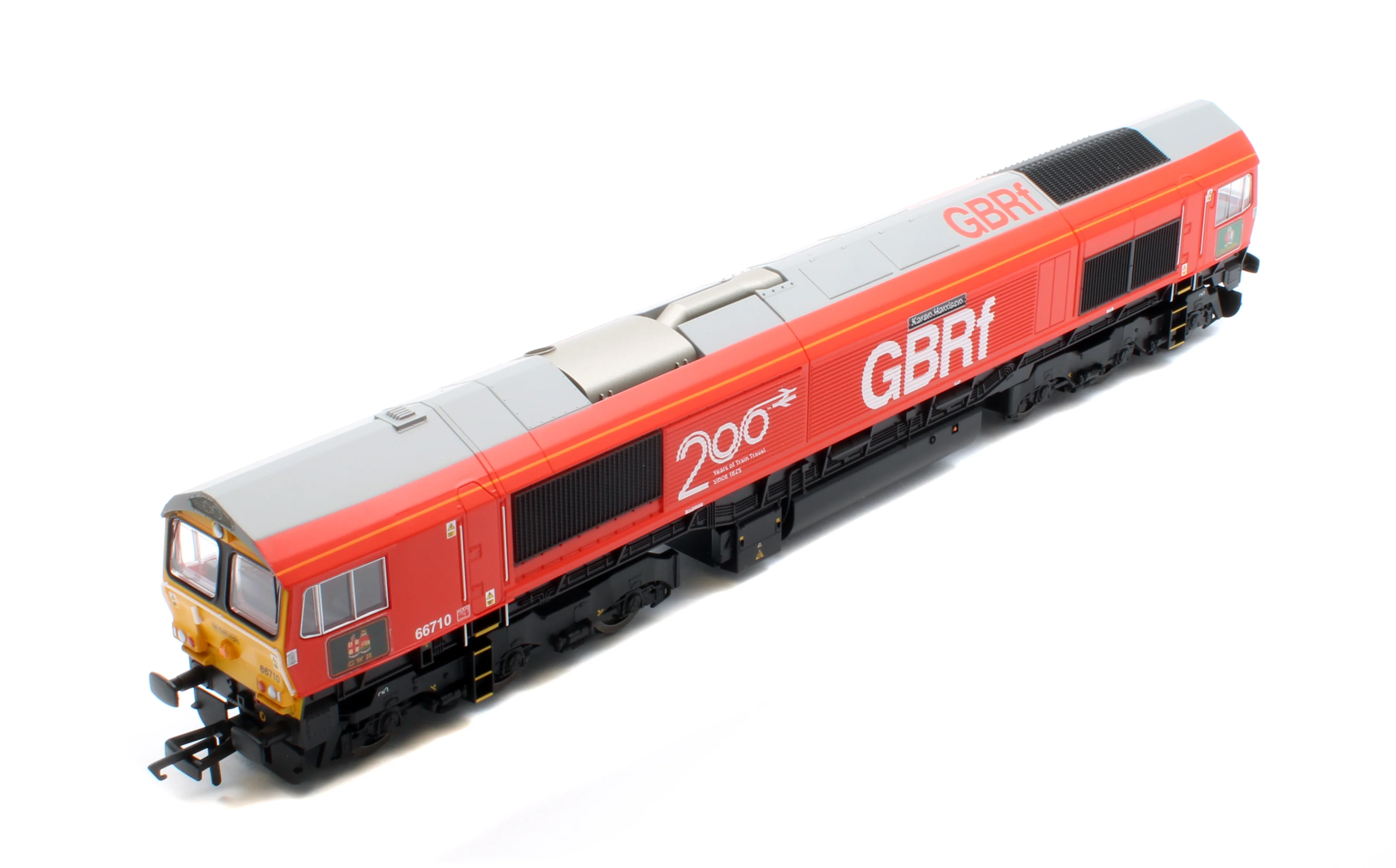 R30549TXS RailRoad Plus GBRf Class 66 Railway 200 'Karen Harrison' 66710 Diesel Locomotive - DCC Sound - Image 9