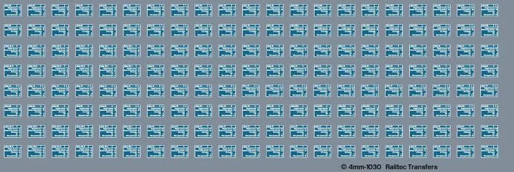 RT-4-1030 BR TOPS loco data panels (blue backed) Transfer