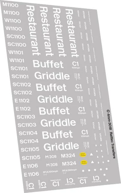 RT-4-3018 Complete vehicle: Buffet Griddle Restaurant RB RF (BR blue) Transfer