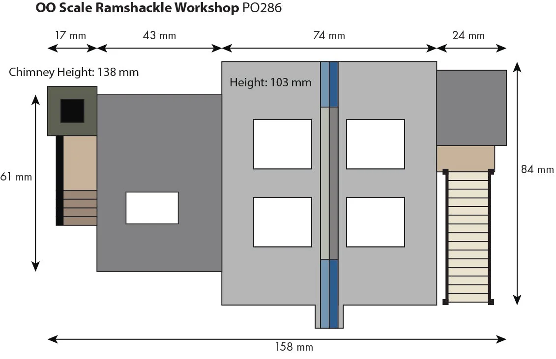 PO286 RAMSHACKLE WORKSHOP Building Kit - Image 3