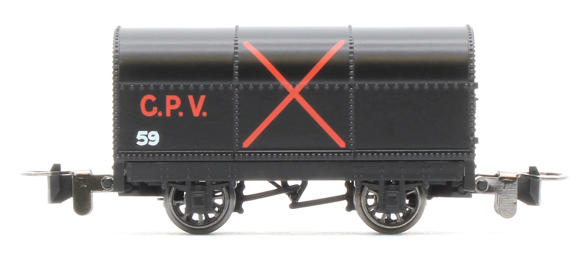 990202 Gunpowder Van - Black with Red Cross No.59 - Image 2