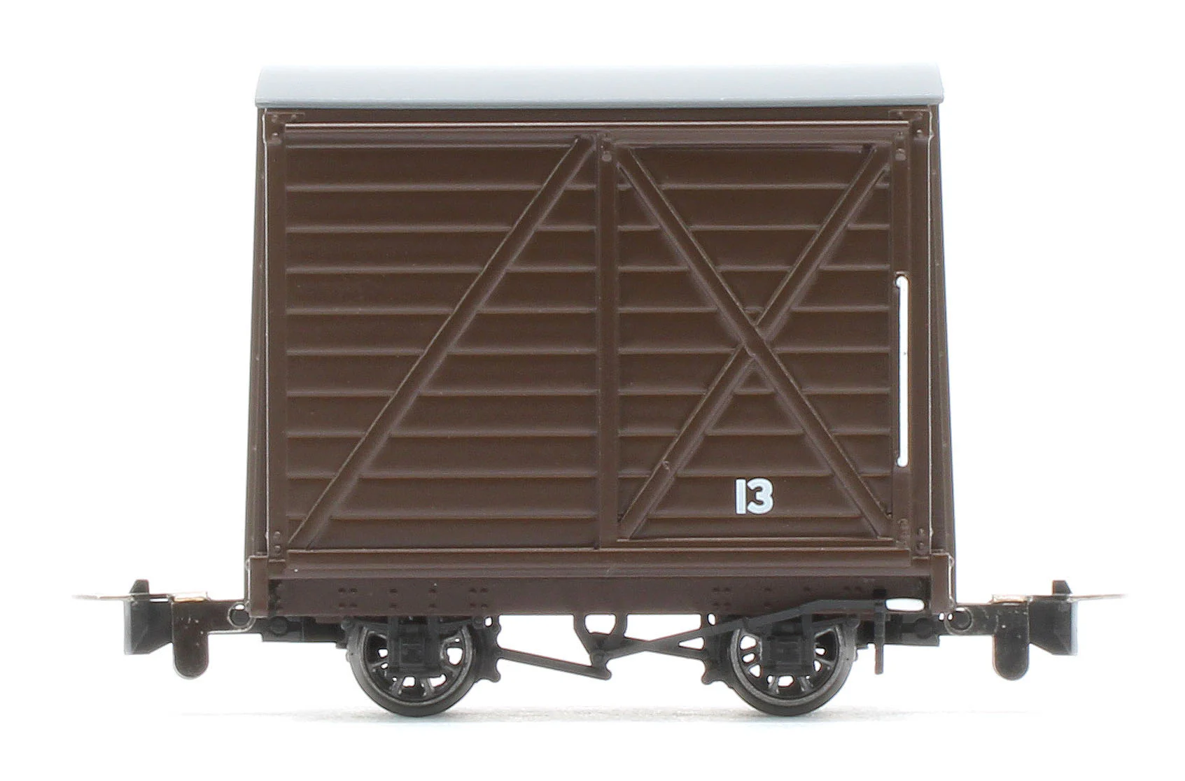 990301 Covered Van - Plain Brown No.13 - Image 2