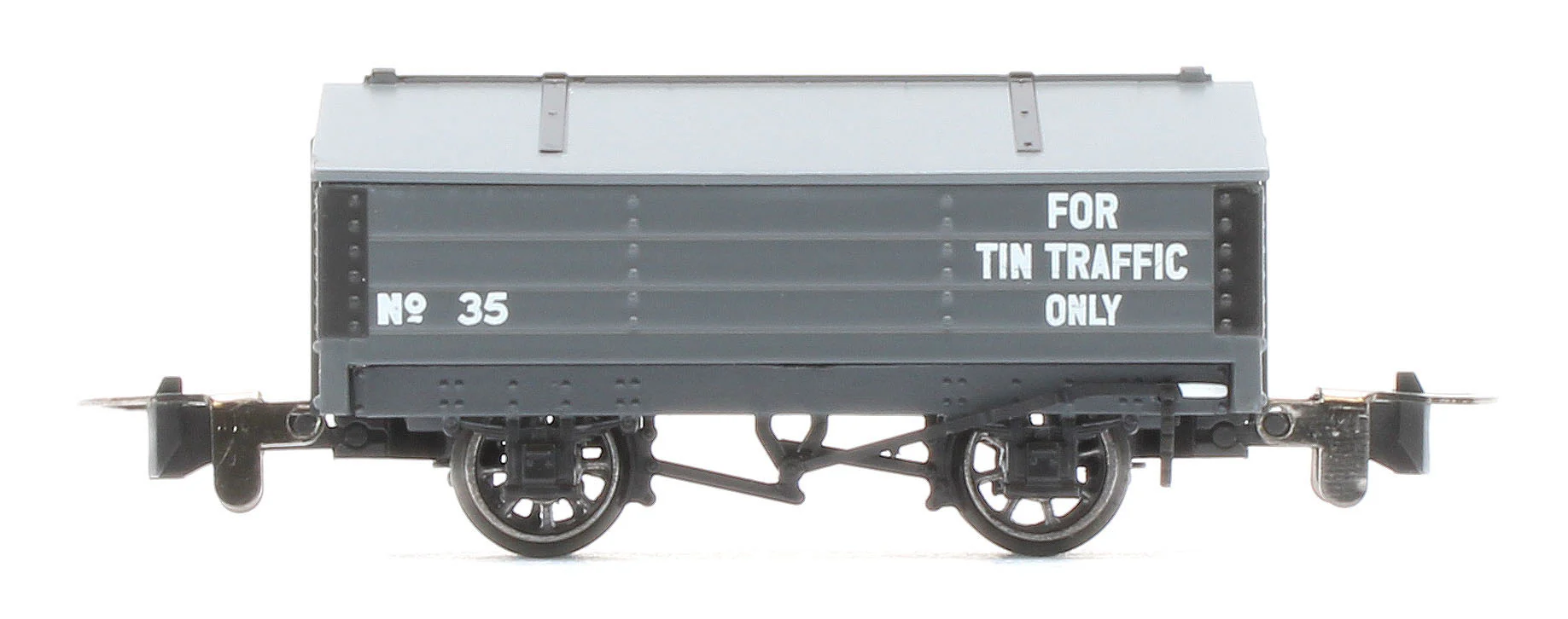 990407 Peaked Roof Van - Dark Grey 'Tin' No.35 - Image 2