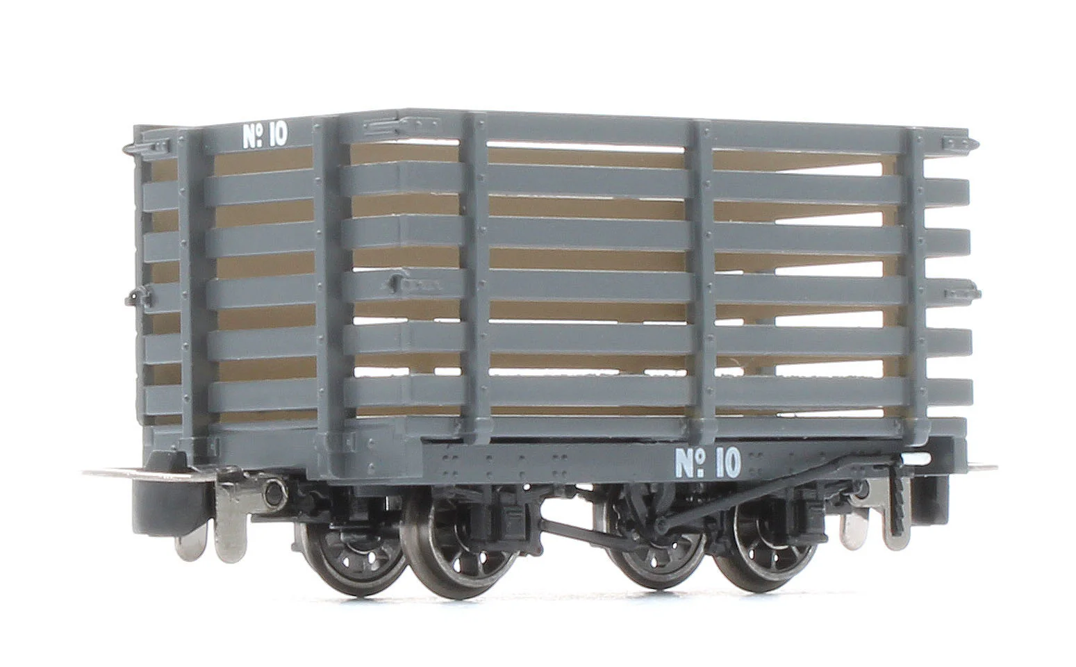 990601 Livestock Wagon - Plain Dark Grey No.10 - Image 3