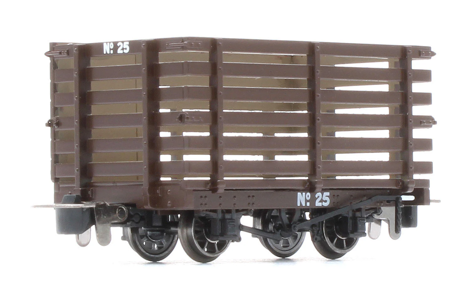 990603 Livestock Wagon - Plain Brown No.25 - Image 3