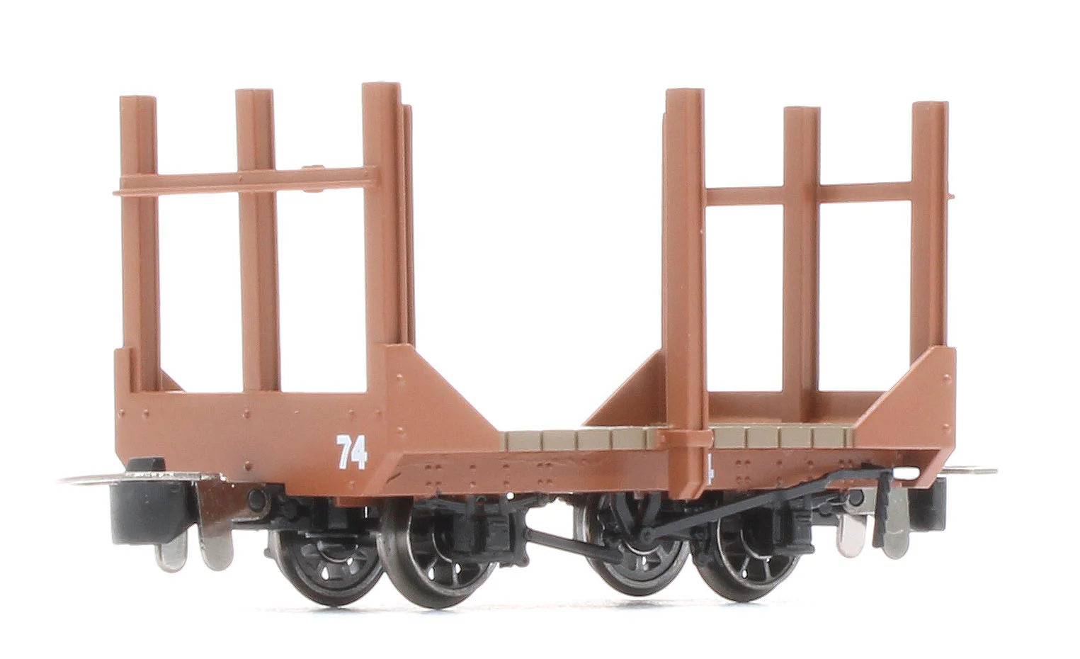 990706 Stake Wagon - Plain Rusty Brown No.74 - Image 3