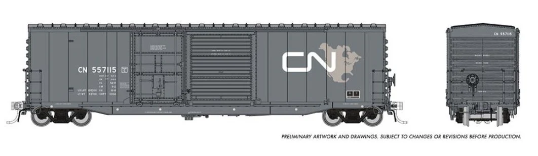 173005 HO NSC 5304 Boxcar: CN - North America: #557115
