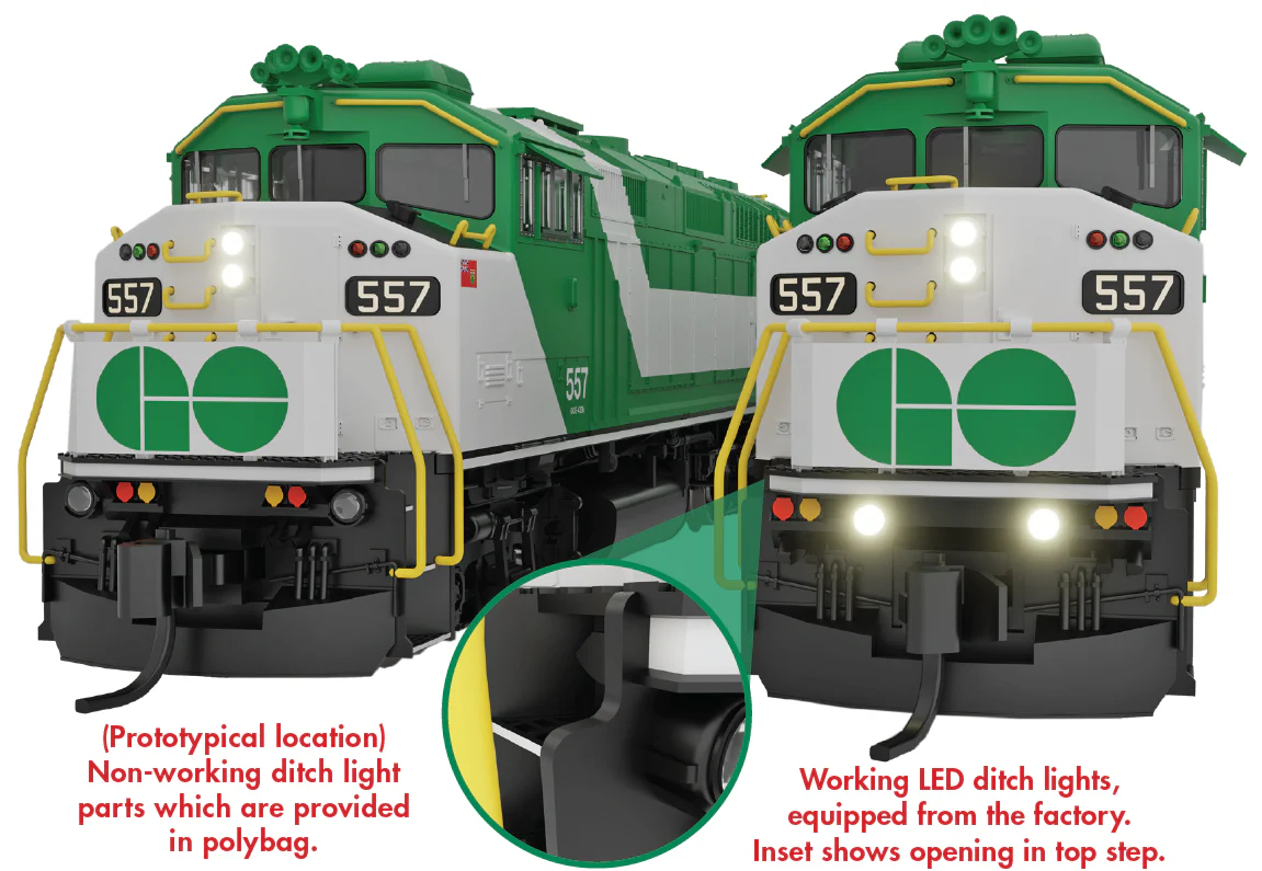 519011 N GMDD F59PH (DC/Silent): GO Transit: #557 - Image 2