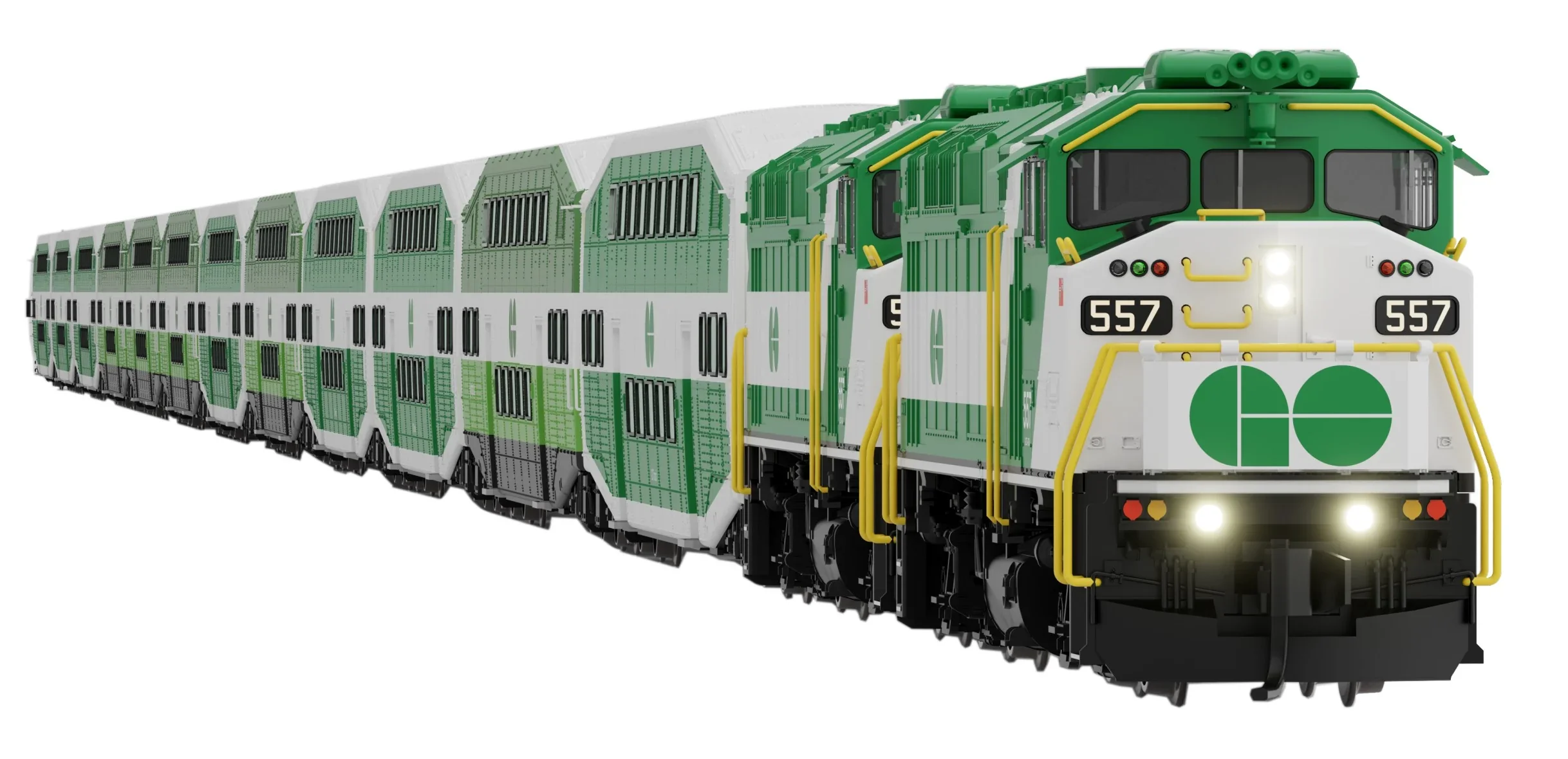 519011 N GMDD F59PH (DC/Silent): GO Transit: #557 - Image 3