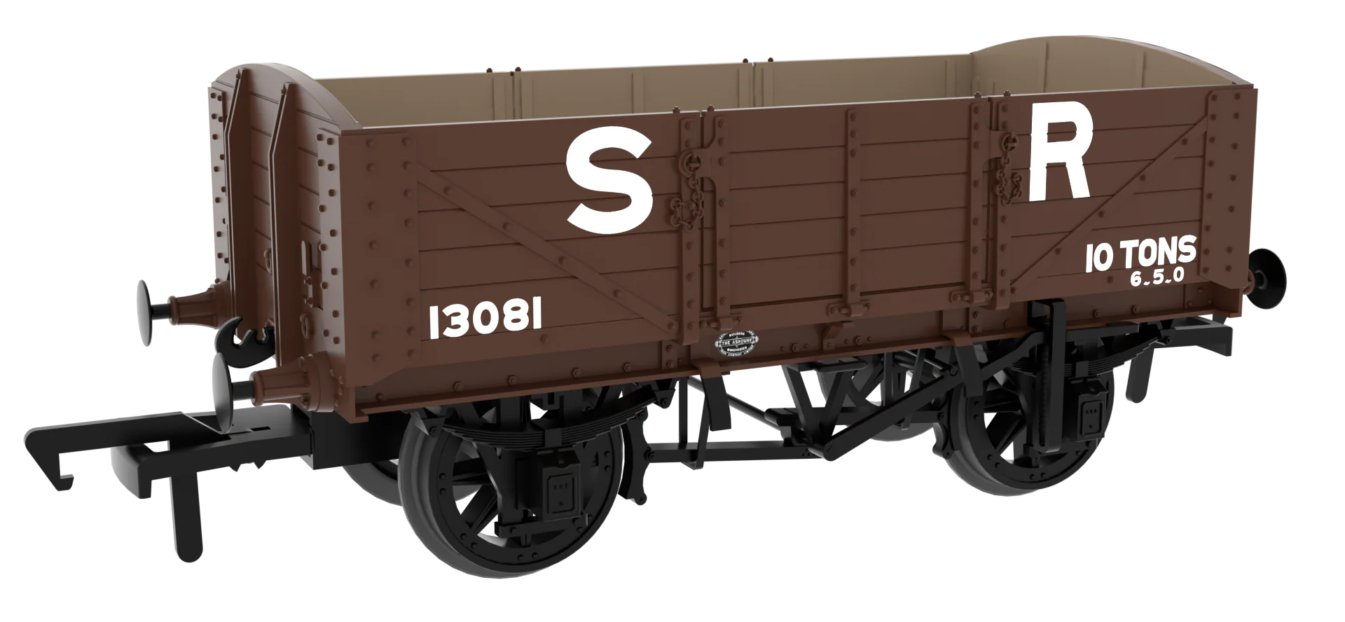 824020 SER/SECR 5-plank 10 ton open wagon - SR Pre-’36 Brown No. 13081