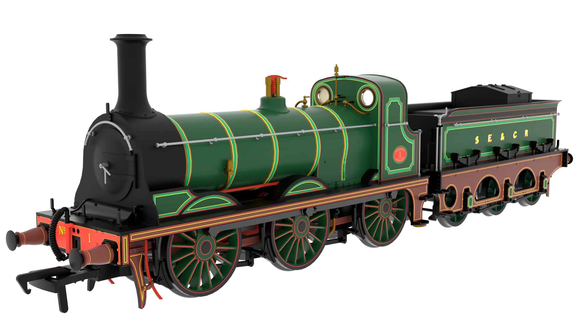 825004 SER O Class 0-6-0 No.1 SECR Wainwright Green Steam Locomotive
