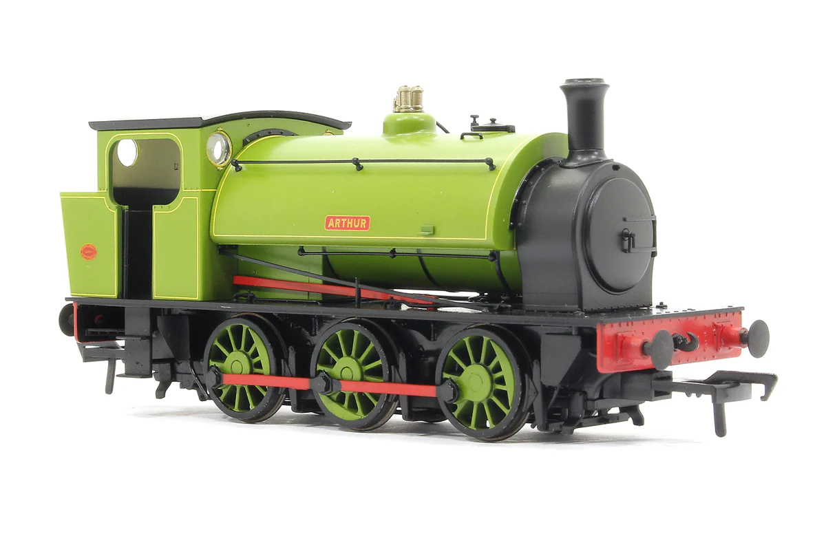 903002 16" Hunslet "Arthur" Markham Main Colliery Lined Green - Steam Tank Locomotive - Image 4