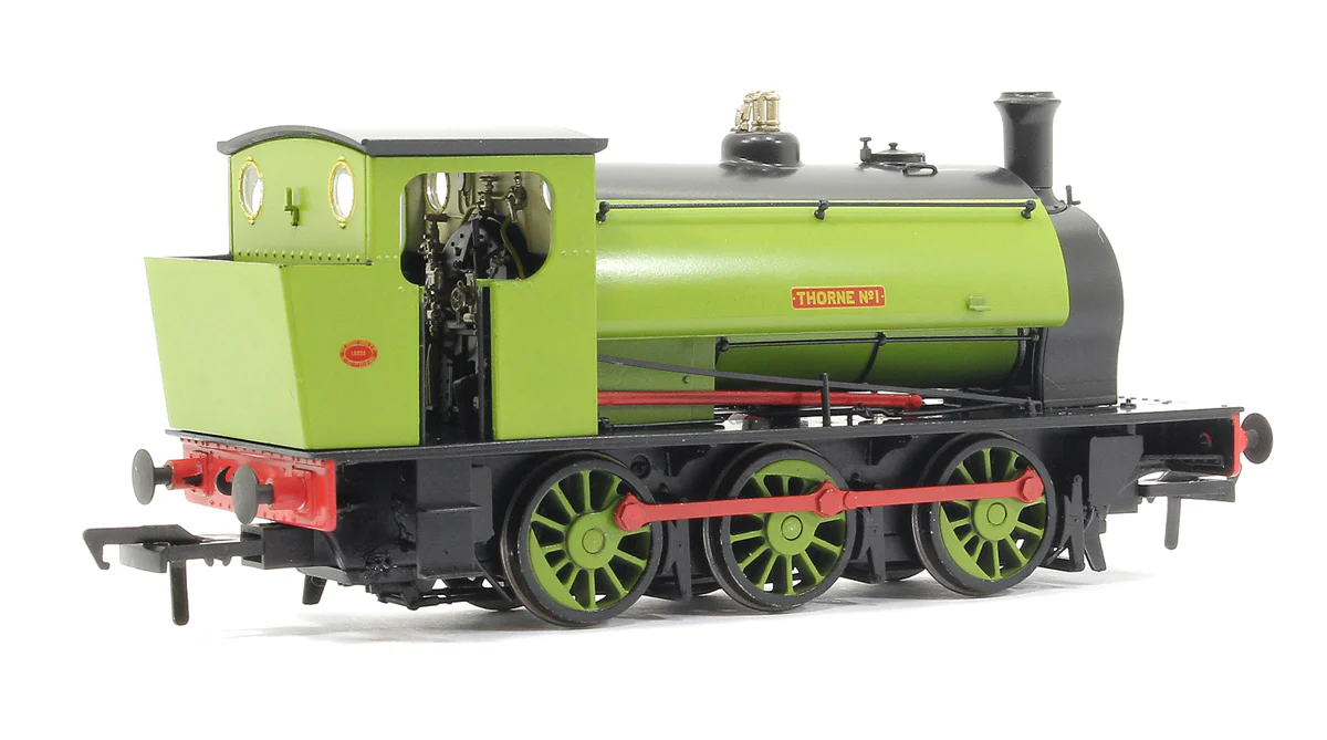 903007 16" Hunslet "Thorne No.1" Plain Green - Steam Tank Locomotive - Image 3
