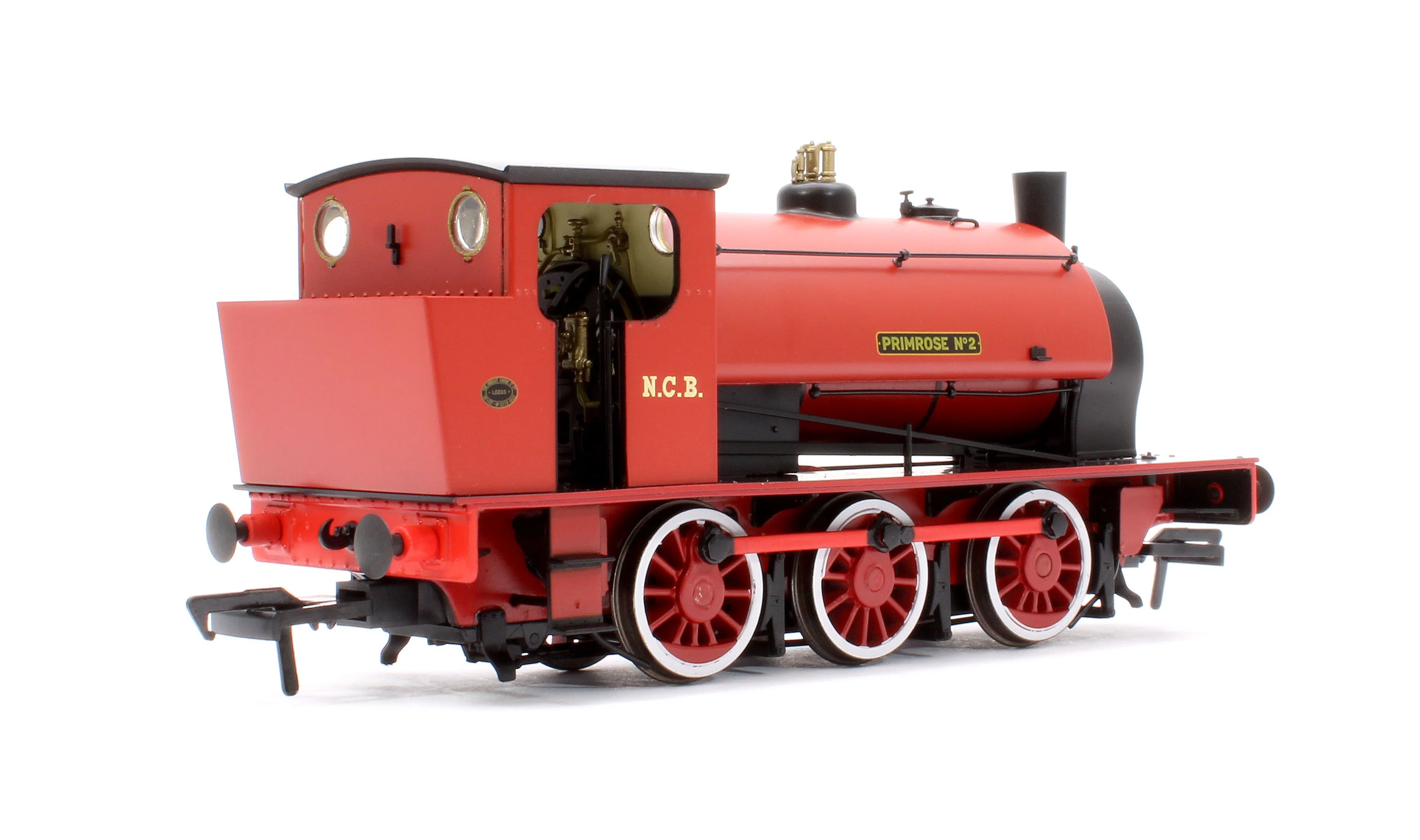 903017SR 16” Hunslet "Primrose No. 2", NCB red with stovepipe chimney, No. 3715 (as preserved at Embsay in the 1970s) - Steam Tank Locomotive (DCC Ready) - Image 3