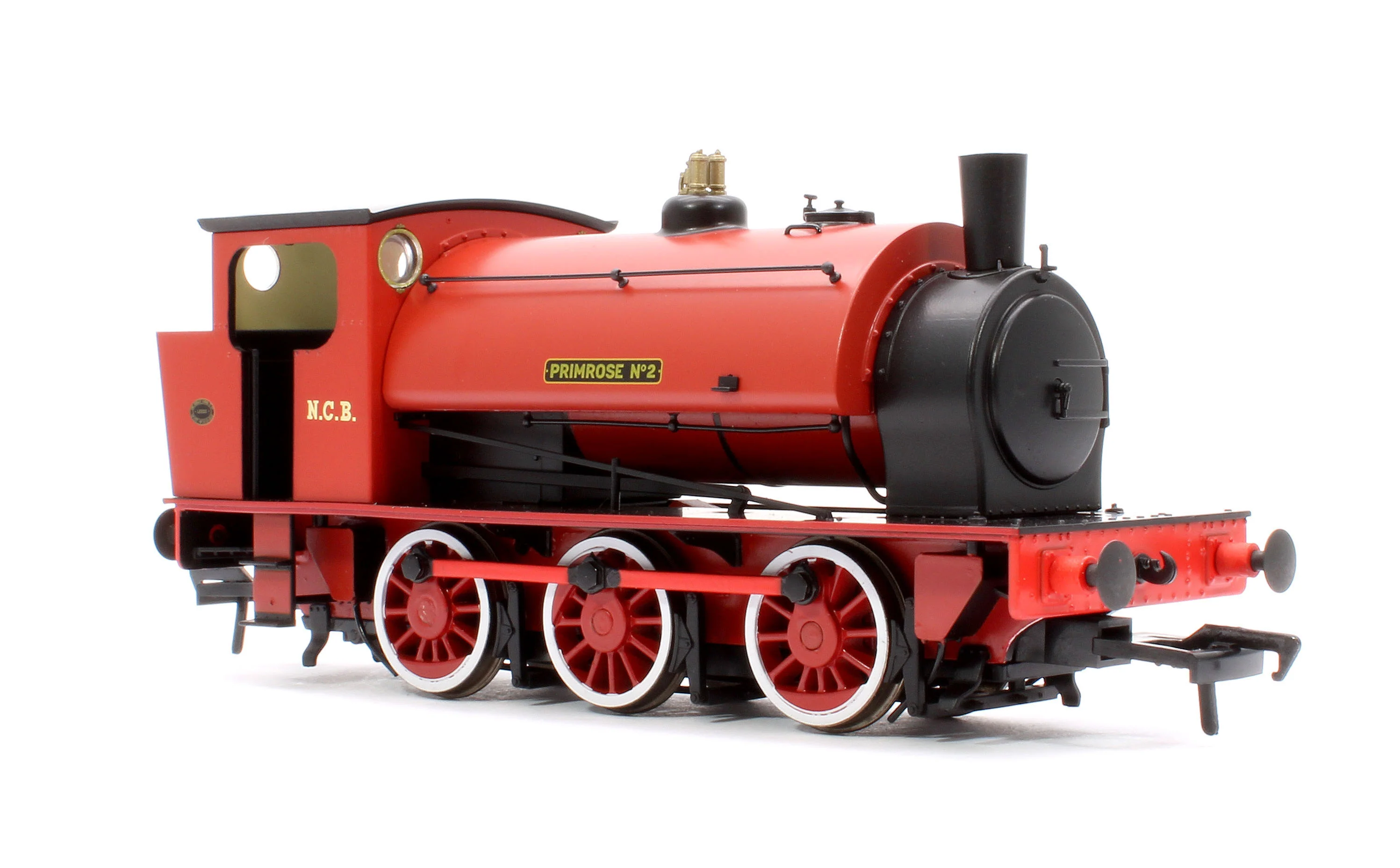 903017SR 16” Hunslet "Primrose No. 2", NCB red with stovepipe chimney, No. 3715 (as preserved at Embsay in the 1970s) - Steam Tank Locomotive (DCC Ready) - Image 4