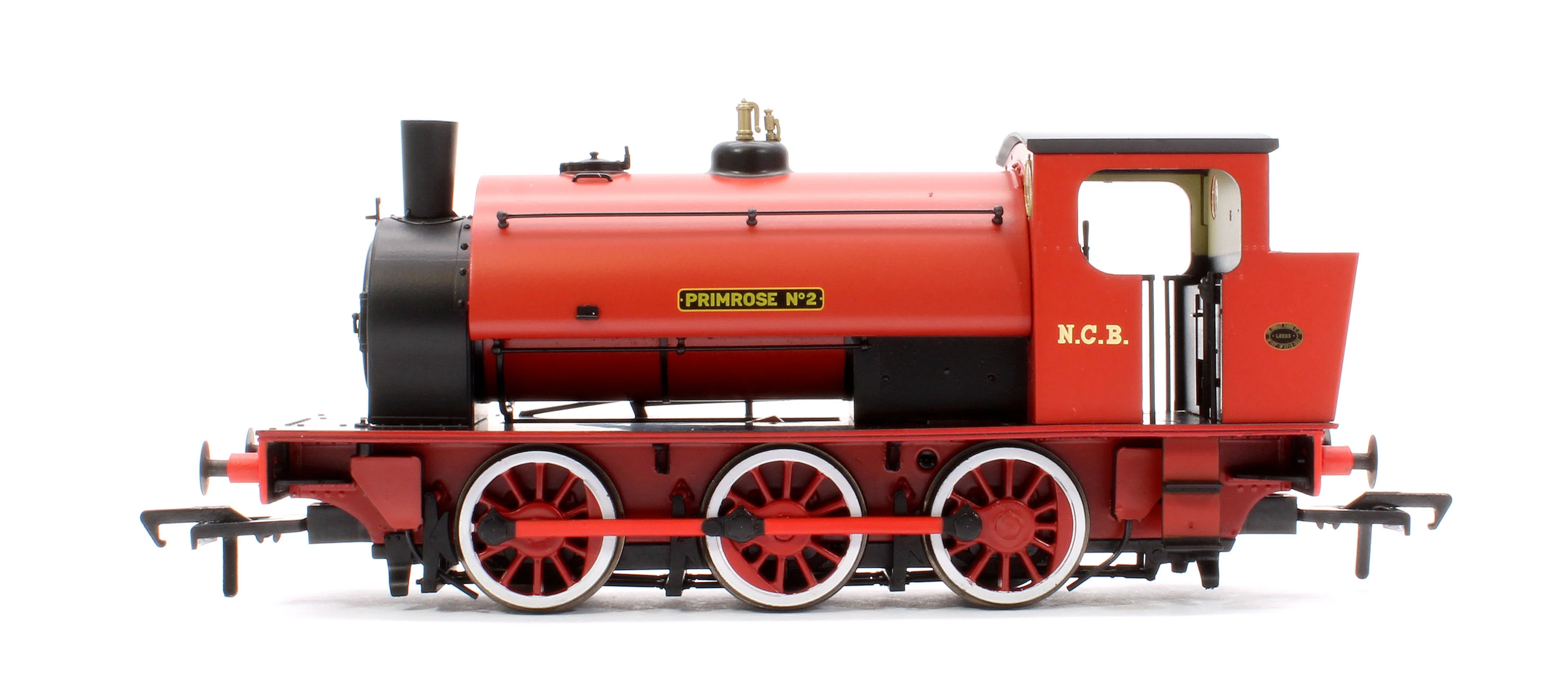 903017SR 16” Hunslet "Primrose No. 2", NCB red with stovepipe chimney, No. 3715 (as preserved at Embsay in the 1970s) - Steam Tank Locomotive (DCC Ready) - Image 5