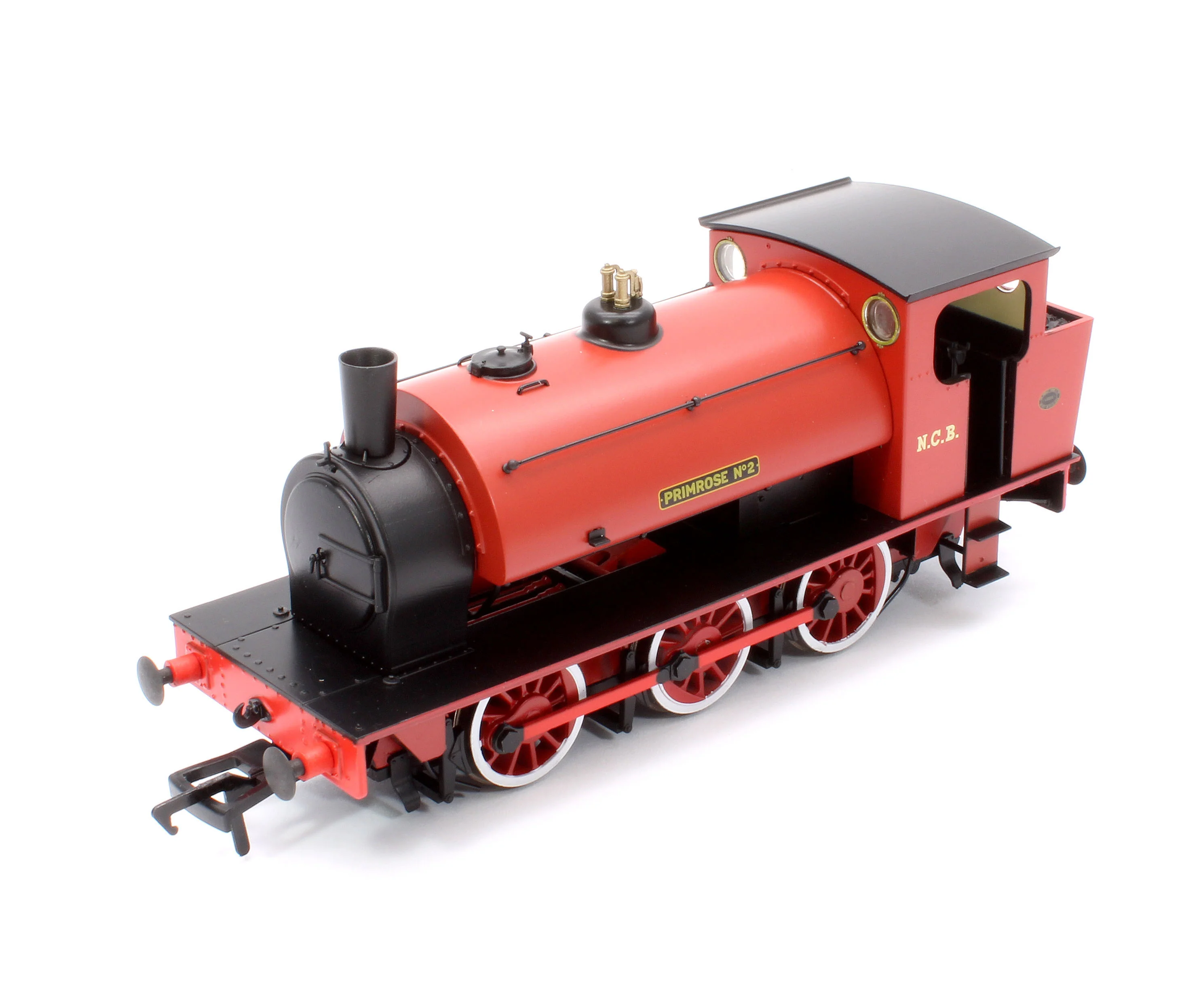 903017SR 16” Hunslet "Primrose No. 2", NCB red with stovepipe chimney, No. 3715 (as preserved at Embsay in the 1970s) - Steam Tank Locomotive (DCC Ready) - Image 9