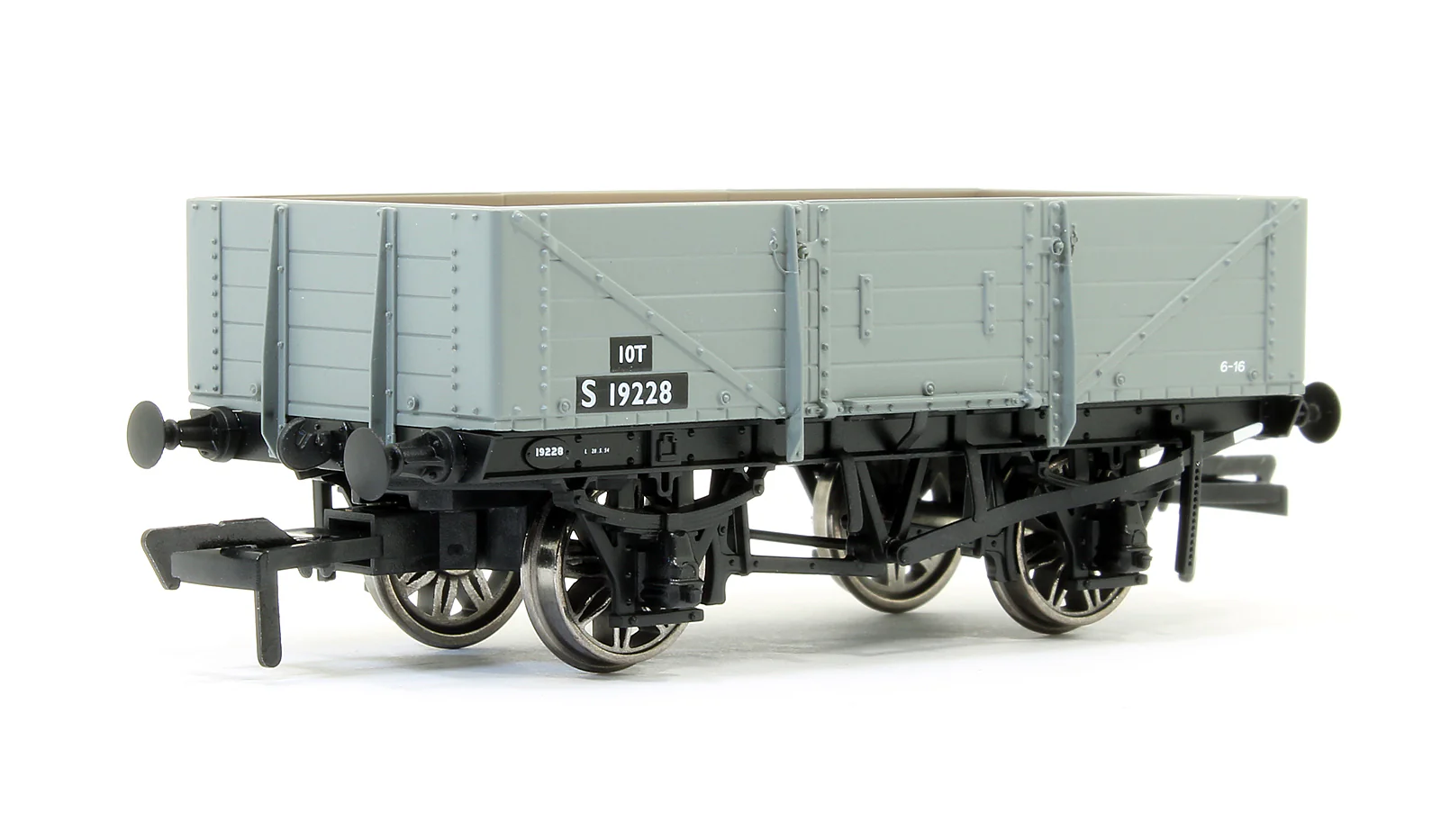906009 SECR 1347 5 Plank Open Wagon - BR Grey #S19228 - Image 2
