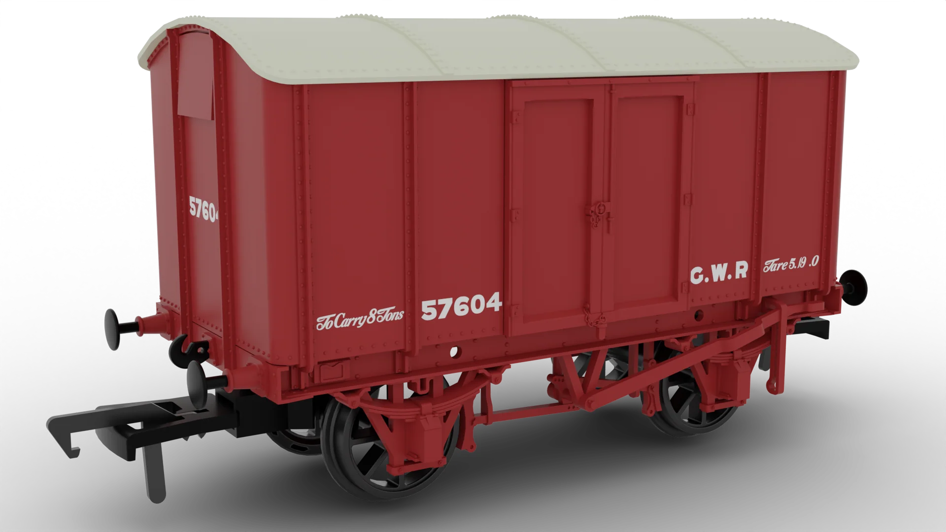 908036 Dia. V6 Iron Mink GWR Red (RHS GWR Lettering) No.57604