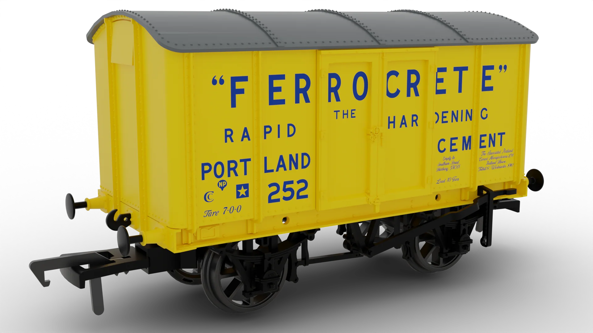 908049 Dia. V6 'Not Quite Mink' Ferrocrete Yellow No.252
