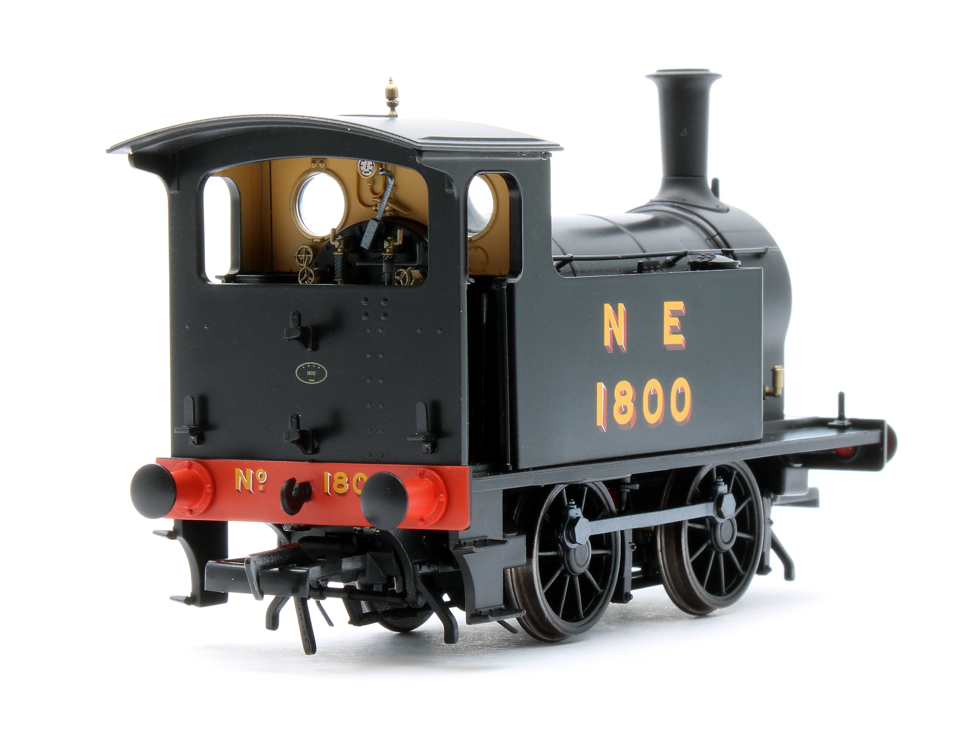 932005 LNER Y7 - No.1800 NE Wartime Livery Steam Locomotive - Image 3
