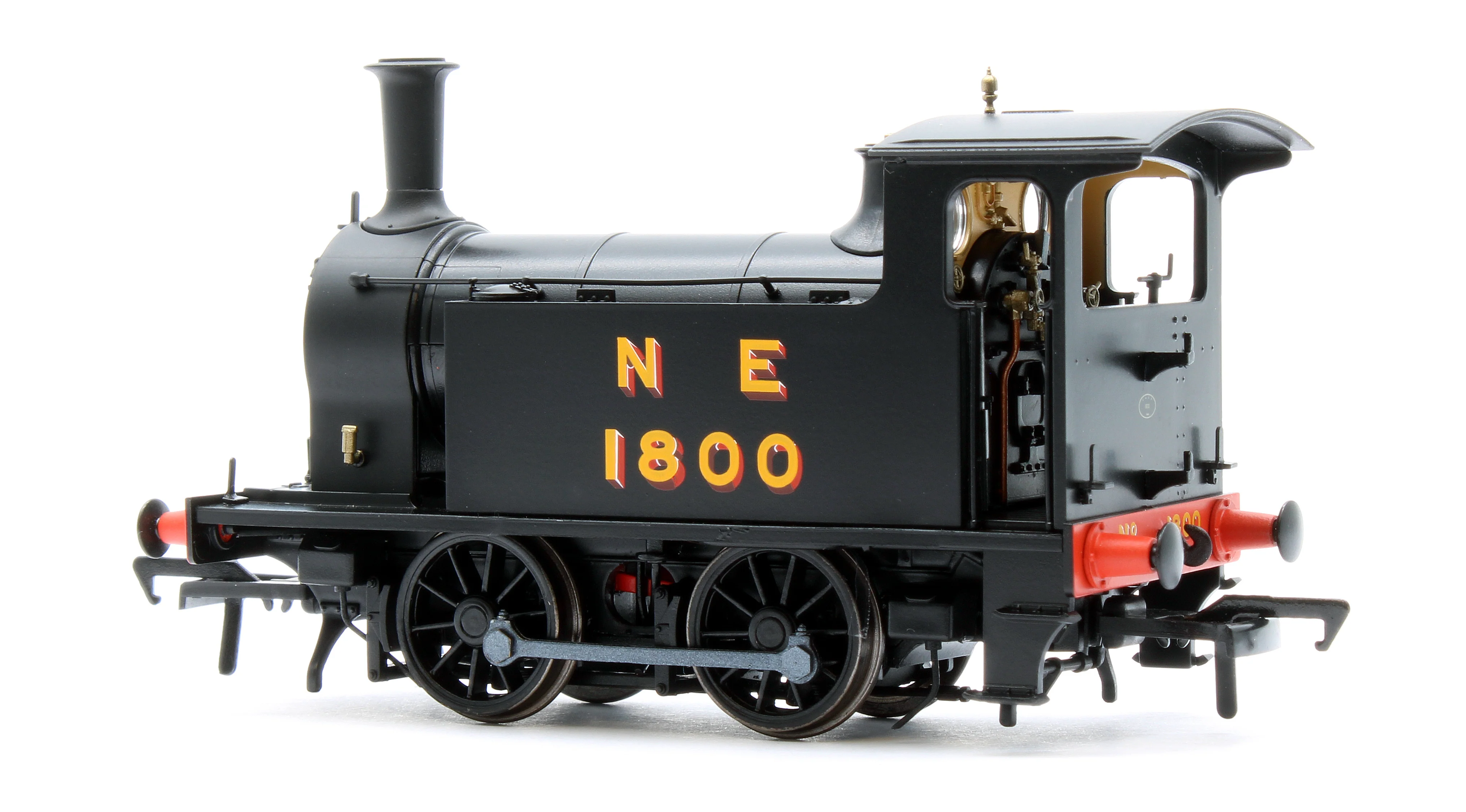932005 LNER Y7 - No.1800 NE Wartime Livery Steam Locomotive - Image 4