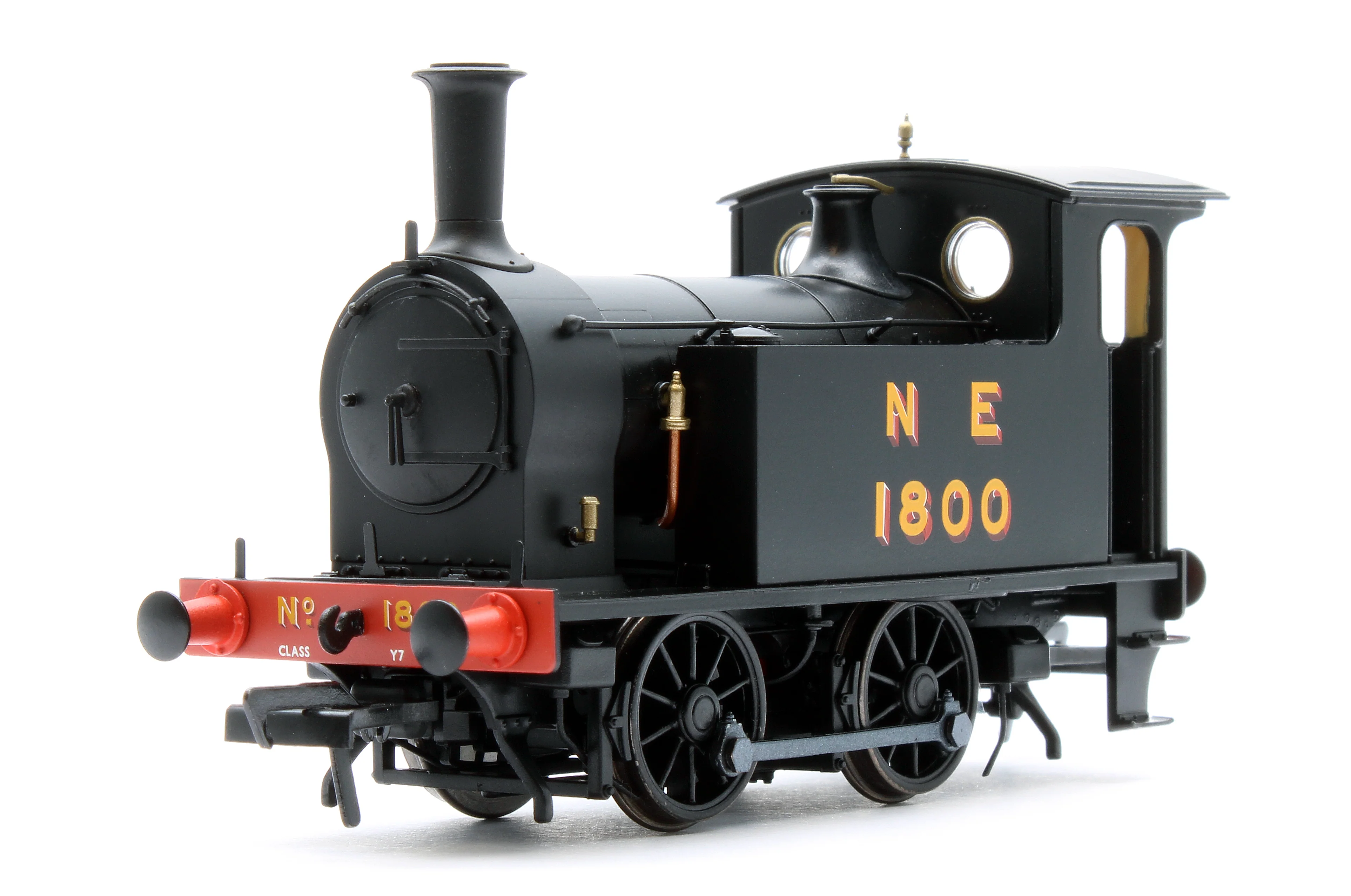 932505 LNER Y7 - No.1800 NE Wartime Livery Steam Locomotive - DCC Sound - Image 6