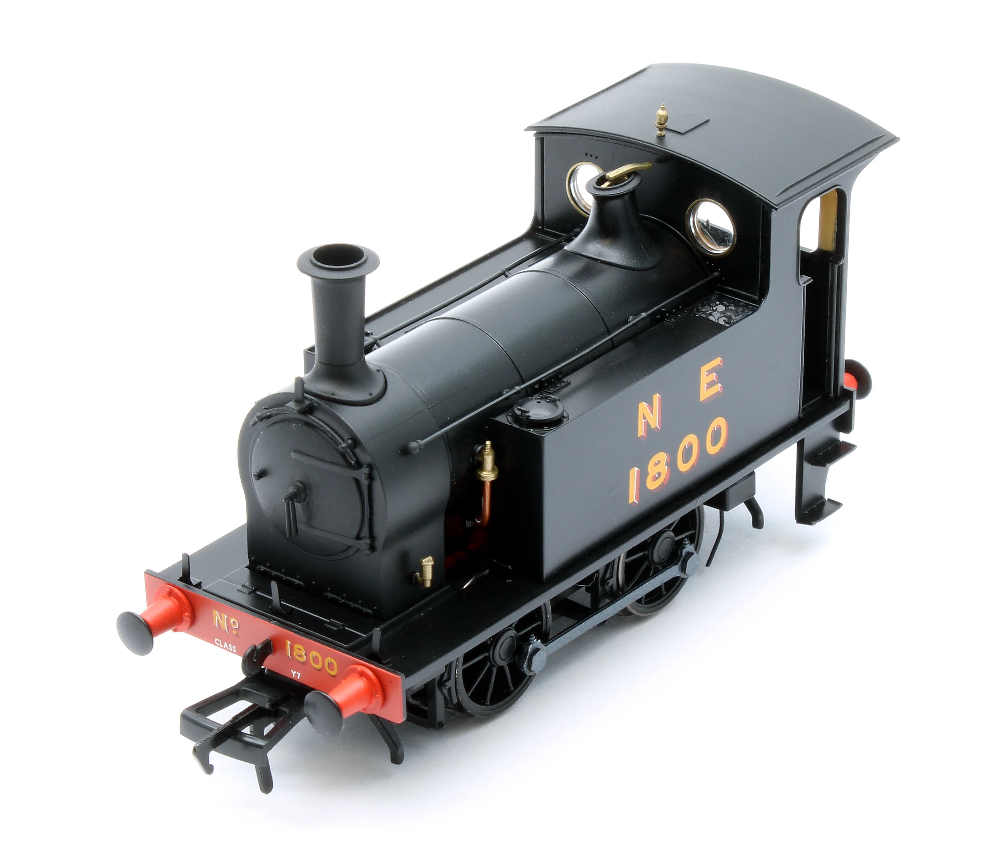932505 LNER Y7 - No.1800 NE Wartime Livery Steam Locomotive - DCC Sound - Image 8