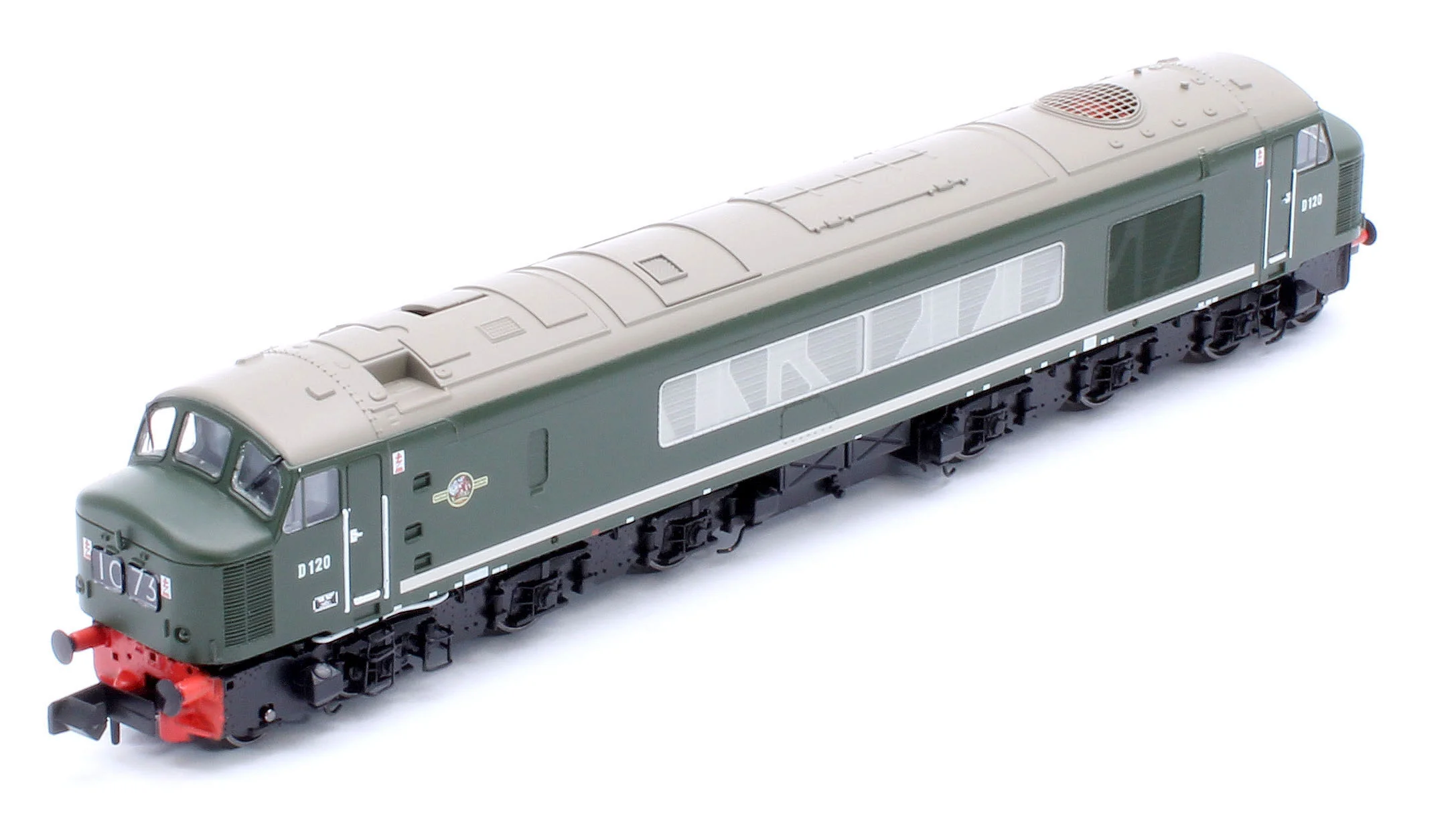 948601 Class 45 D120 Plain BR Green Diesel Locomotive - DCC Sound - Image 10