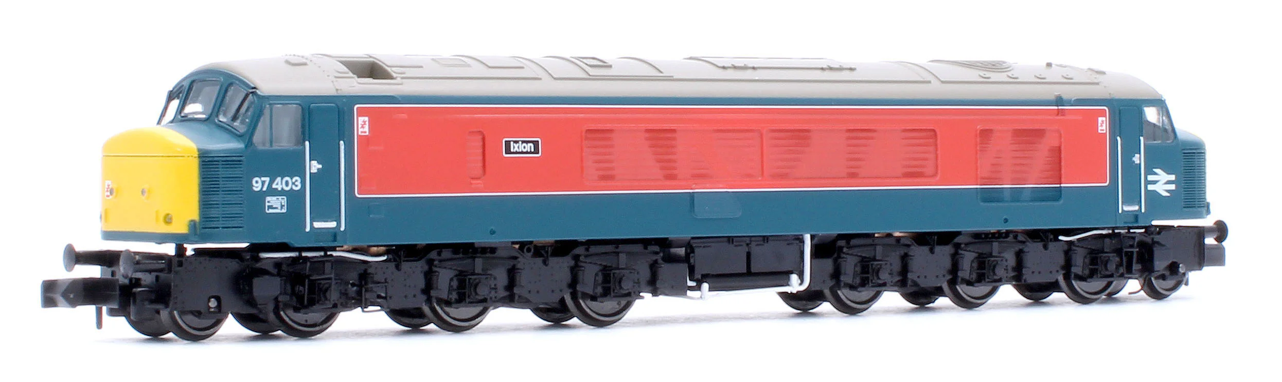 948707 Class 46 97403 Ixion RTC Blue/Red With Sealed Beam Headlights Diesel Locomotive - DCC Sound