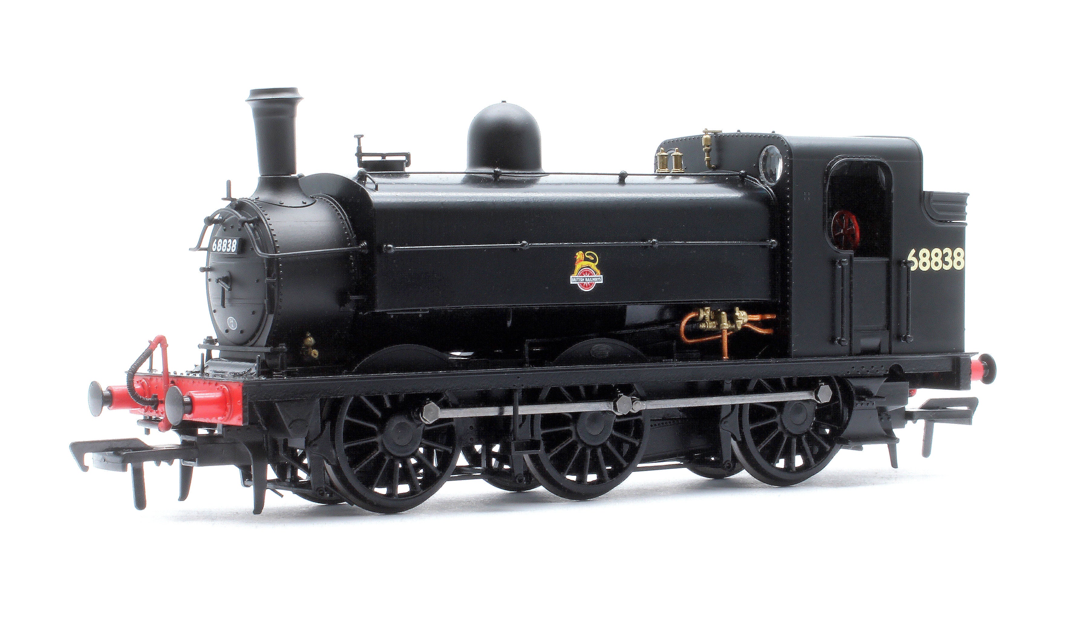 958008 LNER J52/2 No.68838 BR Unlined Black Early Crest Steam Tank Locomotive