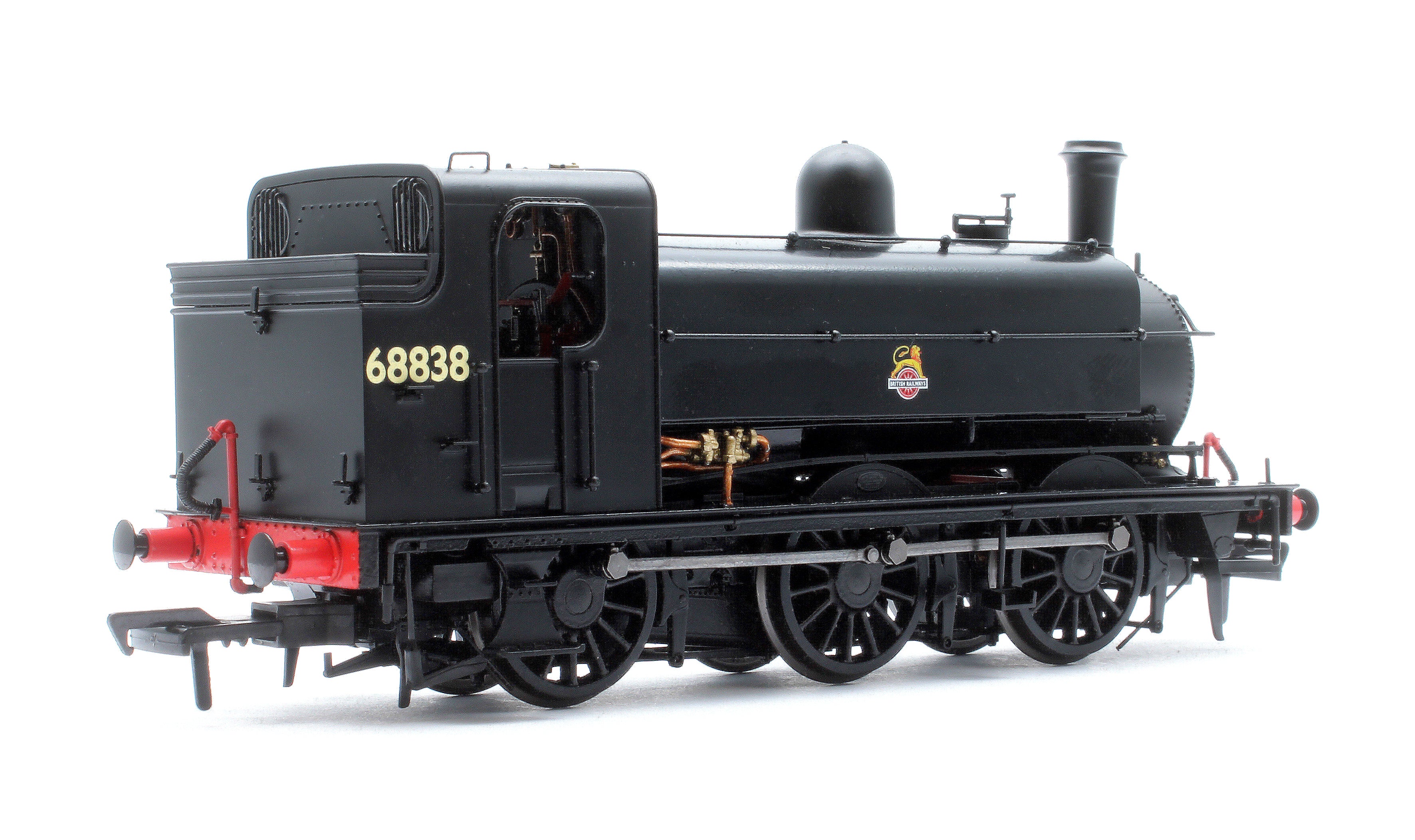 958008 LNER J52/2 No.68838 BR Unlined Black Early Crest Steam Tank Locomotive - Image 3