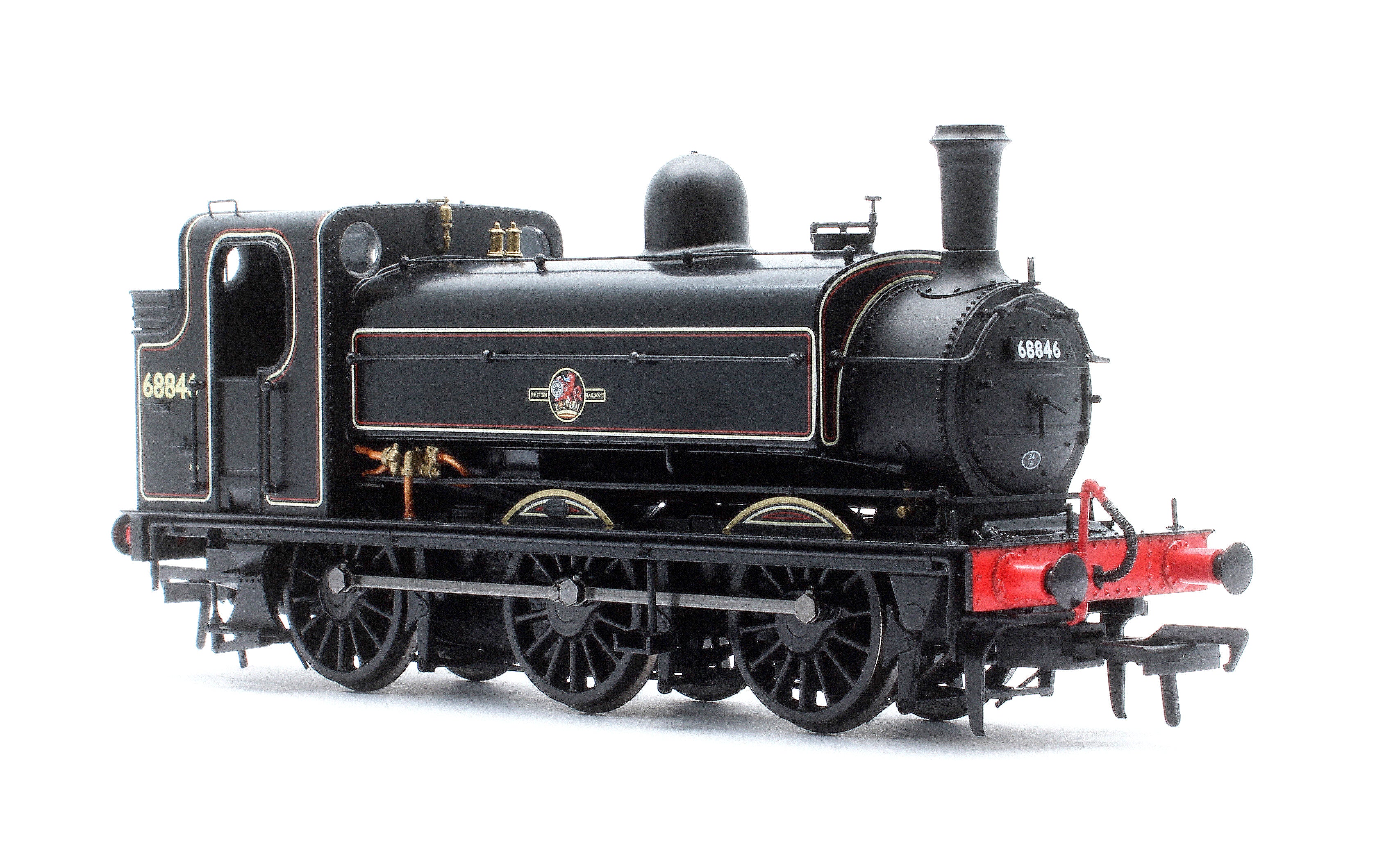 958011 LNER J52/2 No.68846 BR Lined Black Late Crest Steam Tank Locomotive - Image 4